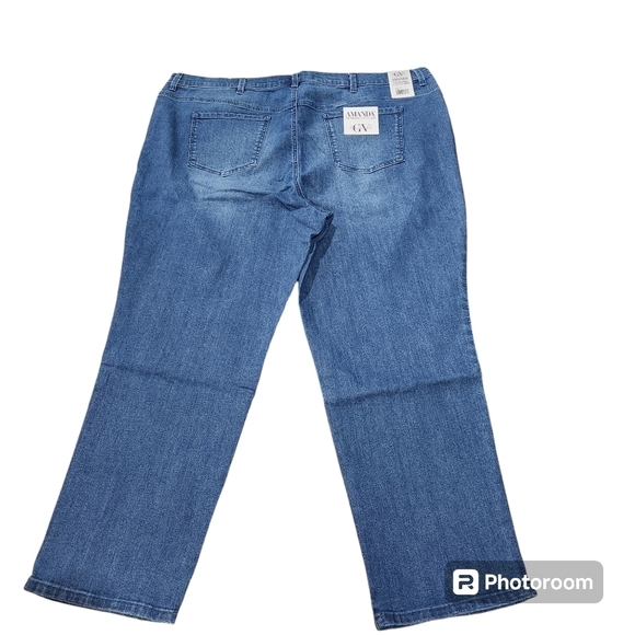 Gloria Vanderbilt Amanda Slimming Tapered Leg Women Jeans Size 24W NWT - Picture 2 of 13